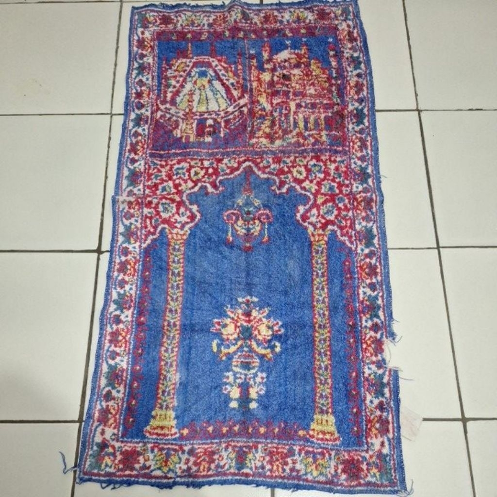 Sajadah Jadul Hagia Sophia Biru Preloved