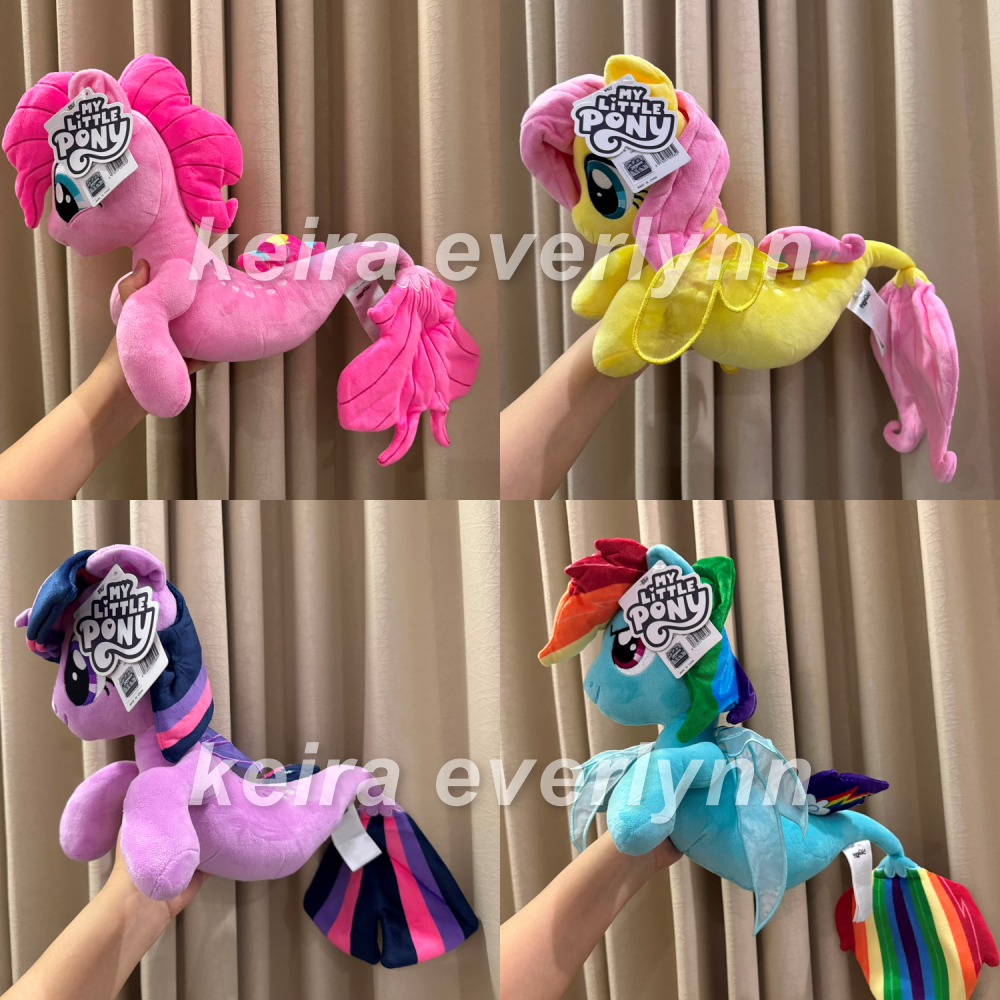 Boneka Seapony My Little Pony Original Licensed Hasbro | Pinkie Pie Twilight Sparkle Rainbow Dash Fl