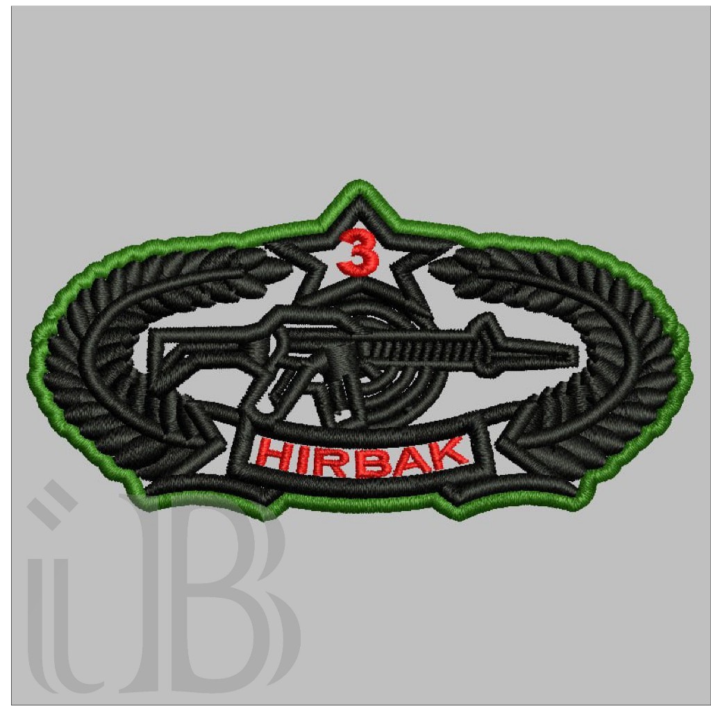 001 BRIVET WING HIRBAK 3 TIGA PDL TNI AD PERKERAS MIKA BORDIR - Kreasibordir