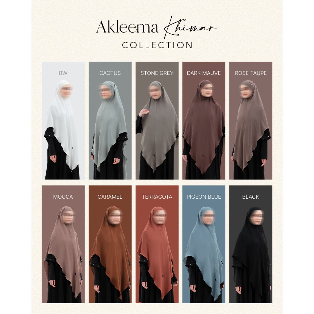 TRZ - Khimar Akleema Long - Khimar Bandana