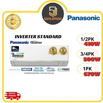 AC Panasonic Inverter 1/2PK , 3/4PK , 1 PK - PU5AKJ/XKJ / PU7AKJ/XKJ / PU9AKJ/XKJ Inverter PU Series