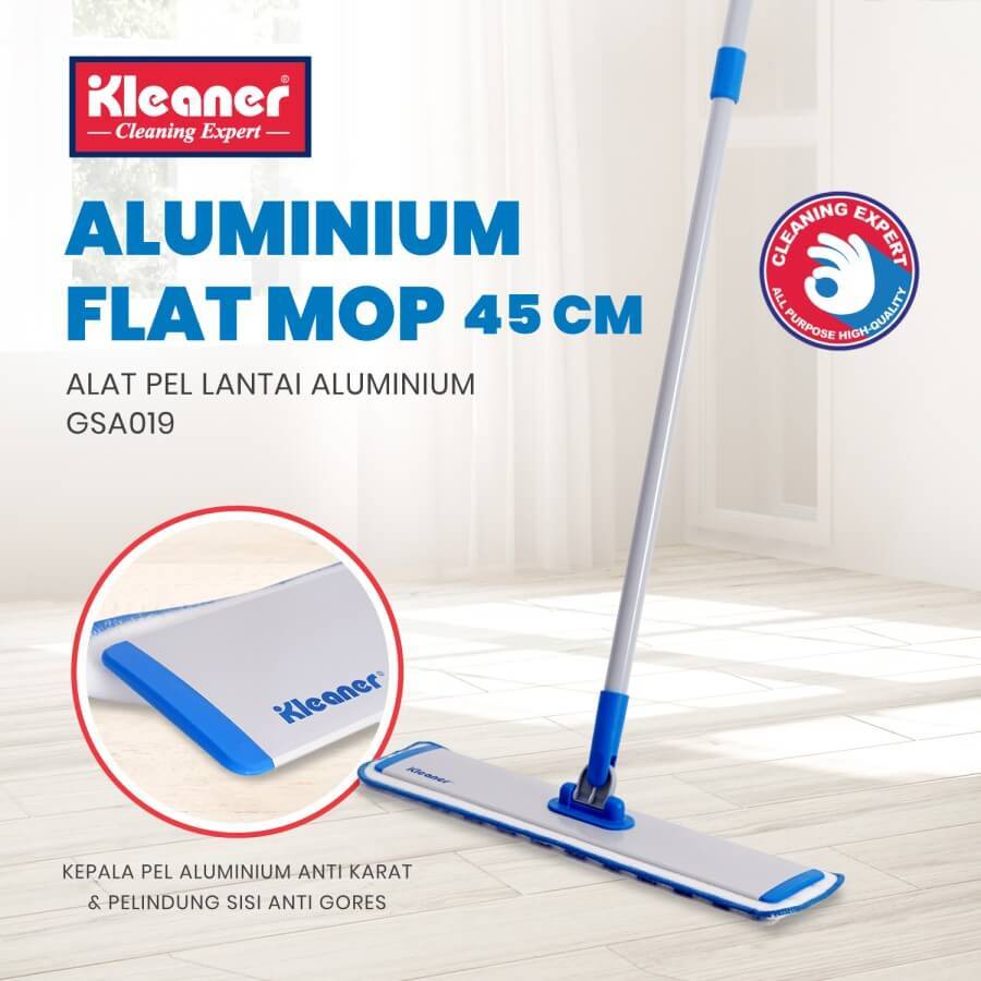KLEANER FLAT MOP 45CM GSA019 Flat Mop Aluminium Flat Mop Aluminium