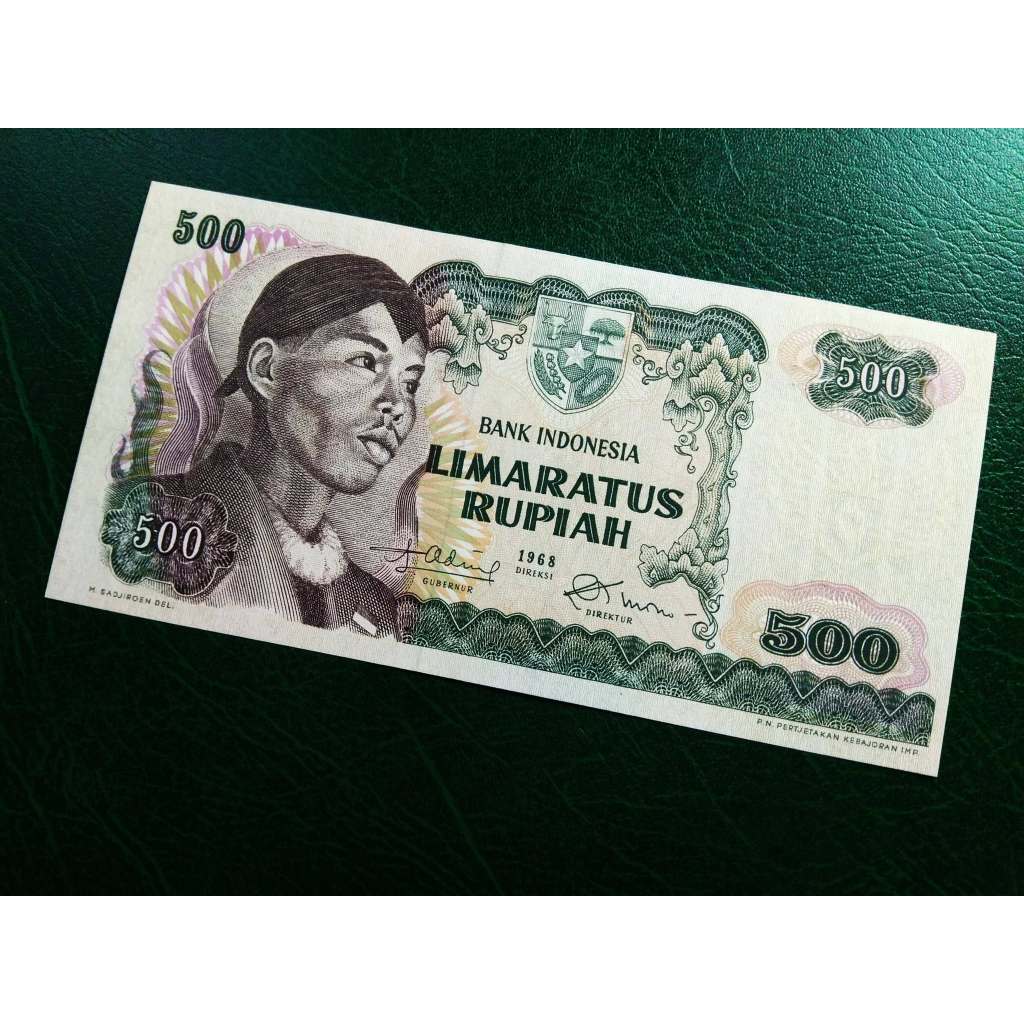 Uang Kuno 500 Sudirman 1968 Seri X atau Seri Pengganti XOK 048287