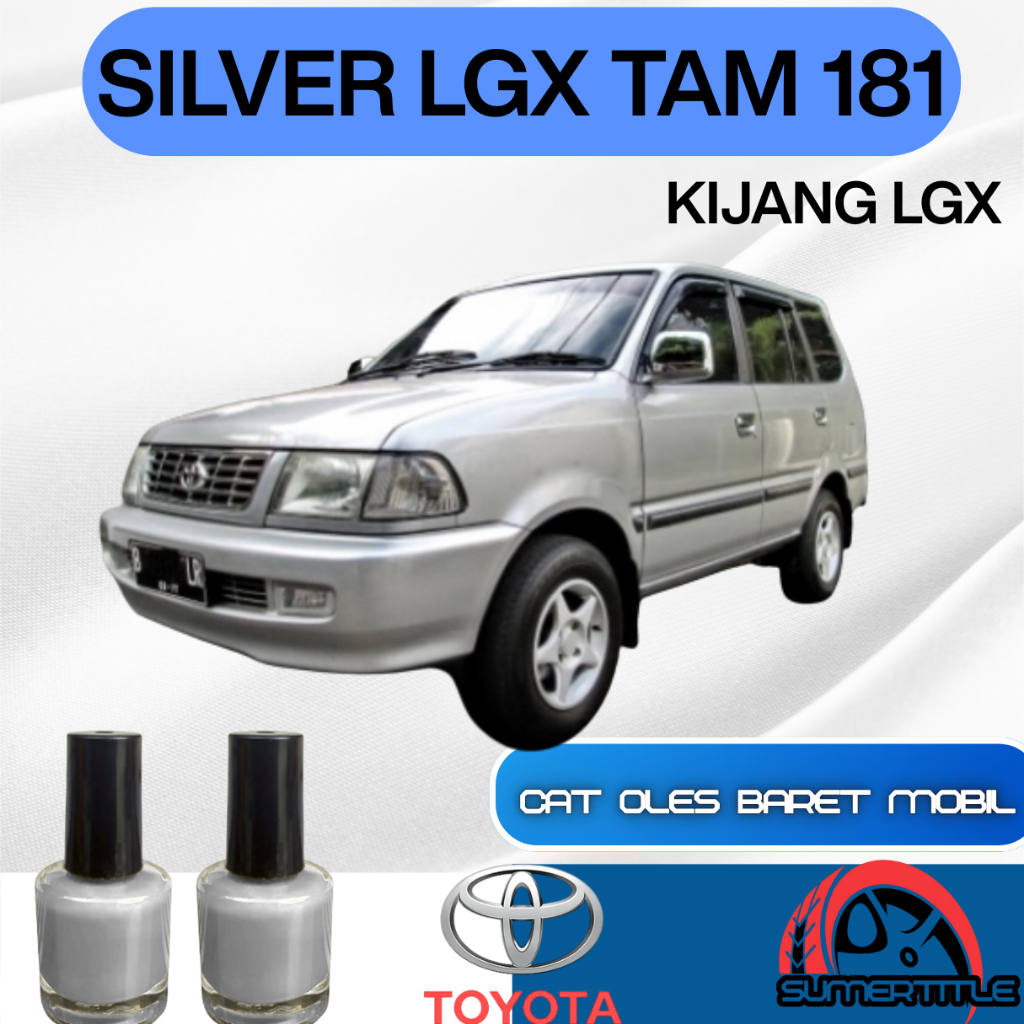 Cat Oles Penghilang Baret Mobil Kijang LGX TAM 181 SILVER METALIK