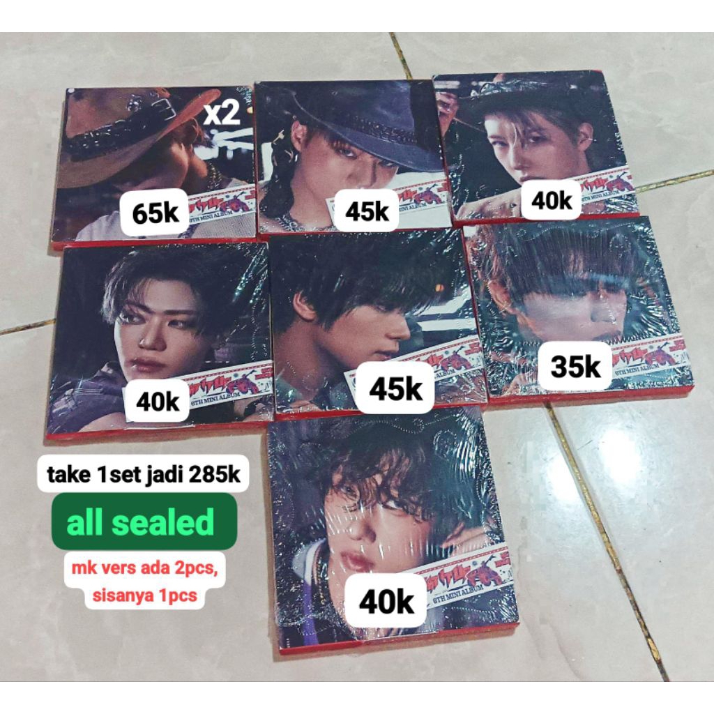 [BACA DESKRIPSI] ALBUM SEALED 1 SET DIGIPACK BIU (7 MEMBER) MK JN JM RJ JS HC CL