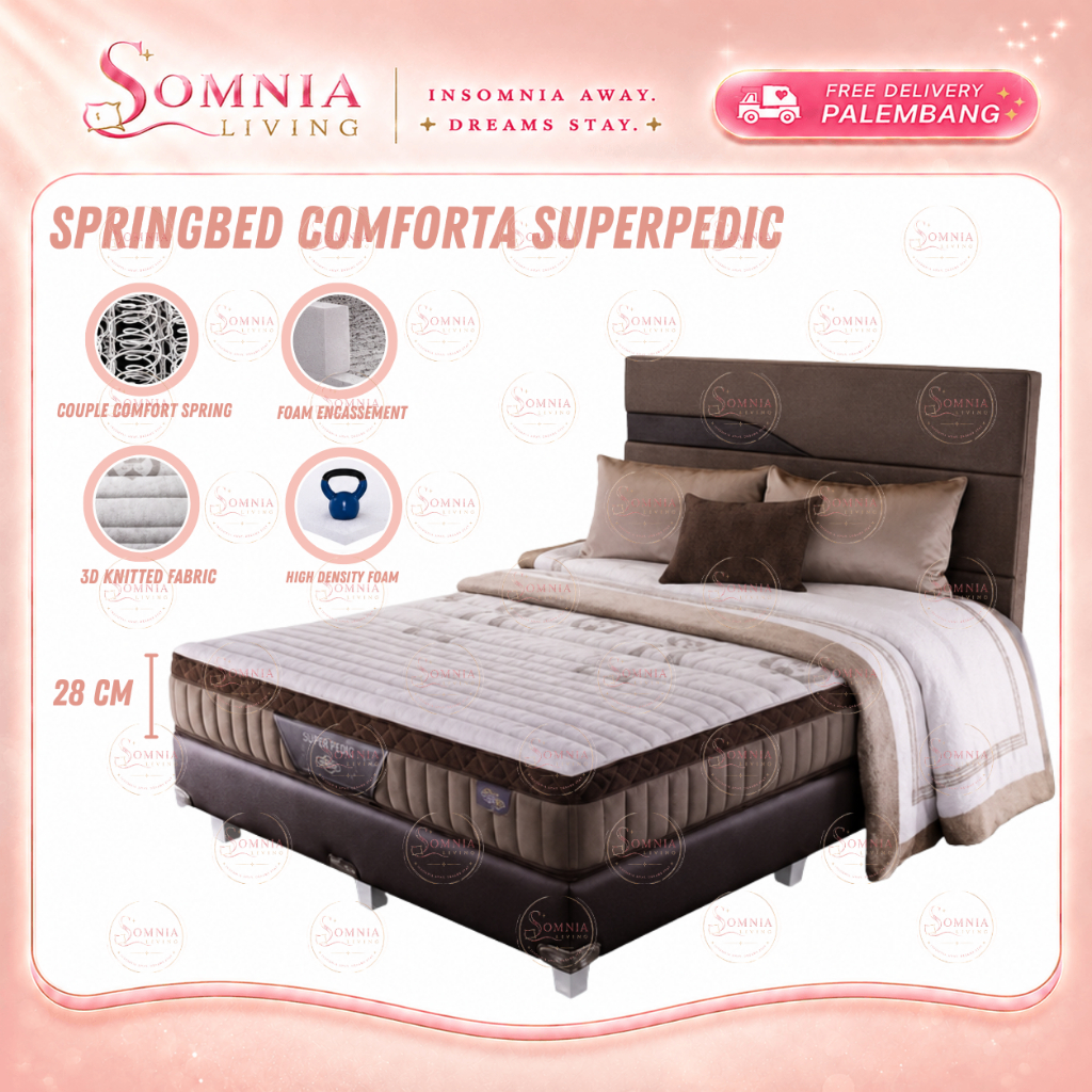 Springbed Comforta Super Pedic | Springbed Kasur Comforta Murah Palembang | Furniture Murah Palemban