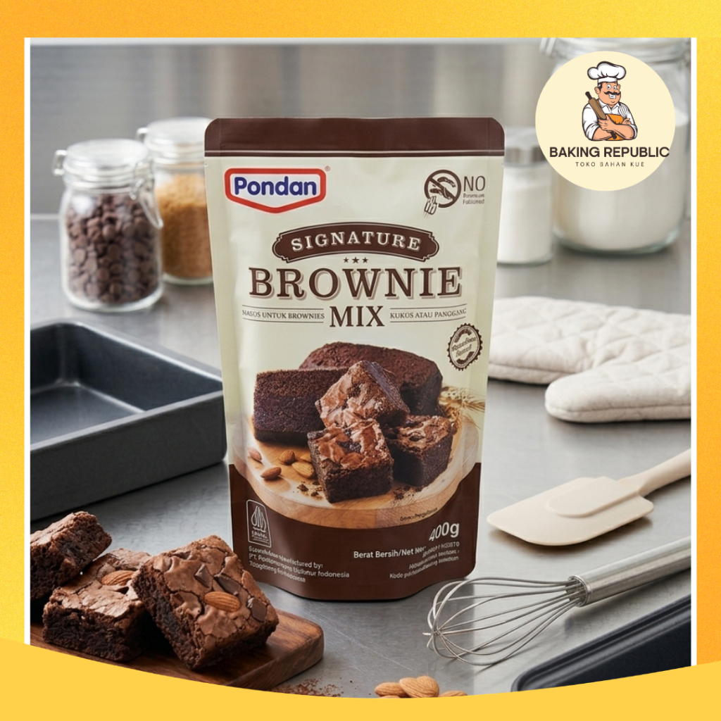 PONDAN BROWNIES | 230 GR | PONDAN BROWNIES PANGGANG KUKUS KEMASAN POUCH