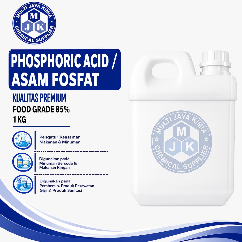 Phosphoric Acid / Asam Fosfat FOOD GRADE 85% 1Kg /