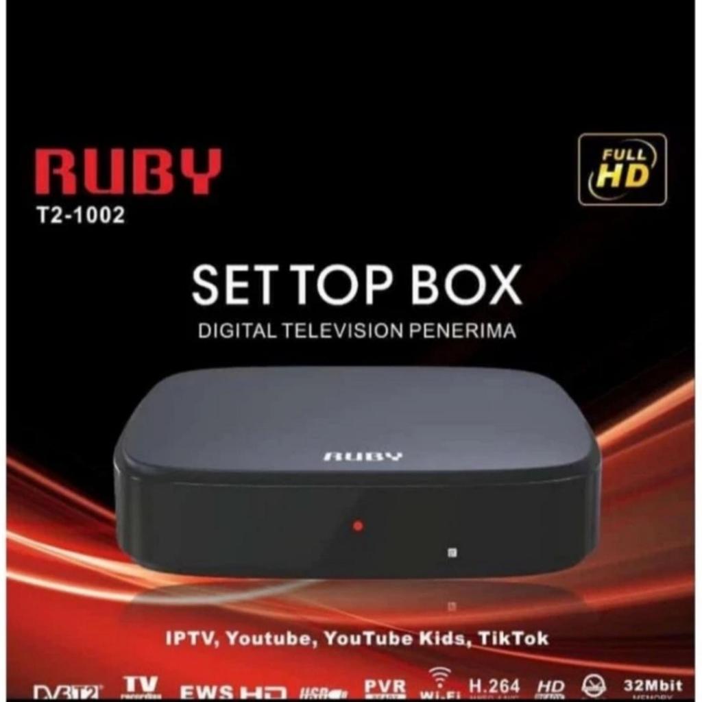 STB Ruby Set Top Box Penerima Siaran TV Digital