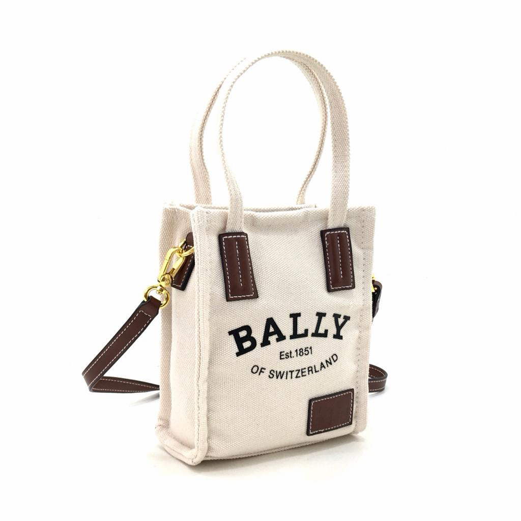 Tas Bally Canvas small tote bag