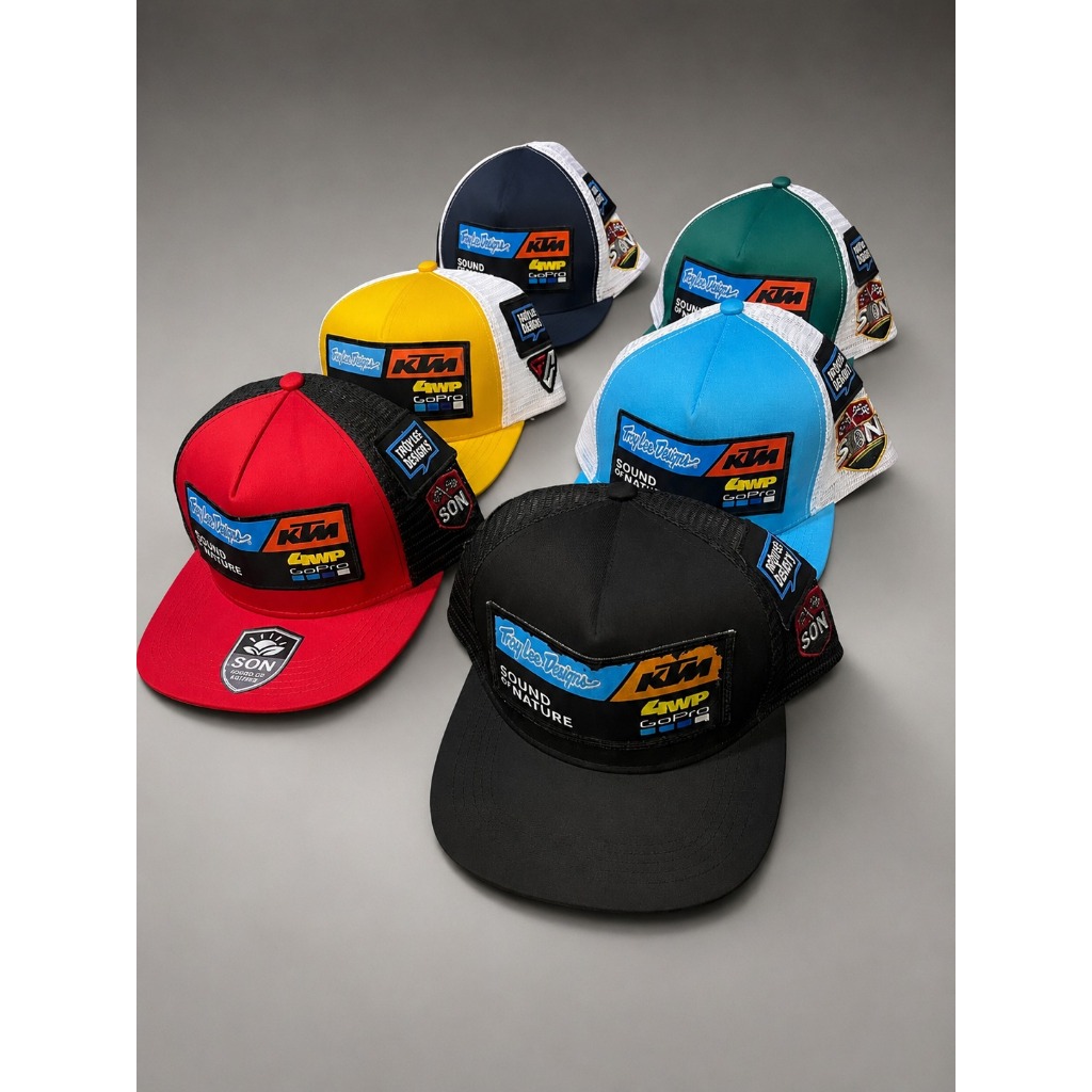 Topi Balap Motor KTM Racing TRUCKER Snapback Premium Original 100%