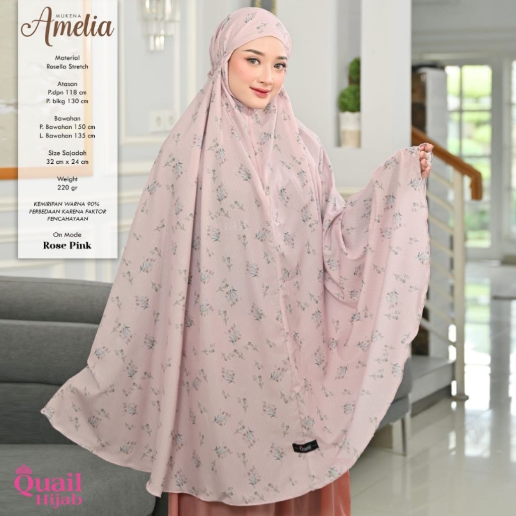 Mukena Dewasa Amelia by Quail Hijab