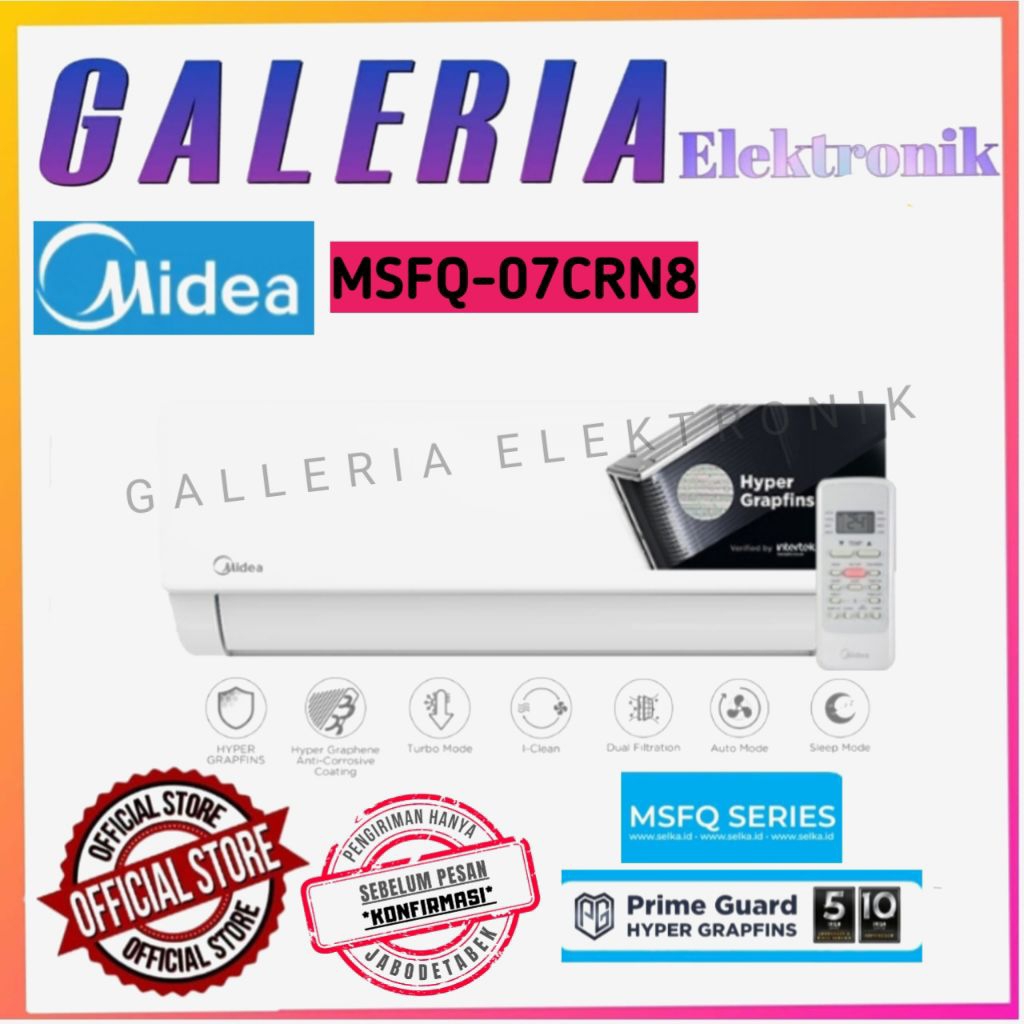 AC Split Midea MSFQ-07CRN8 0,75 PK R32 Standard