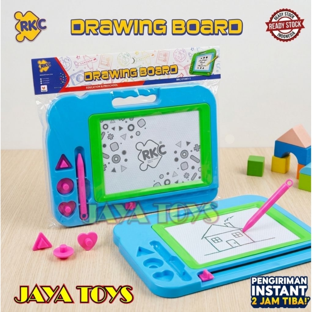 Mainan Edukasi Anak Papan Tulis Magnetik / RKC Drawing Board RKC 01001-1