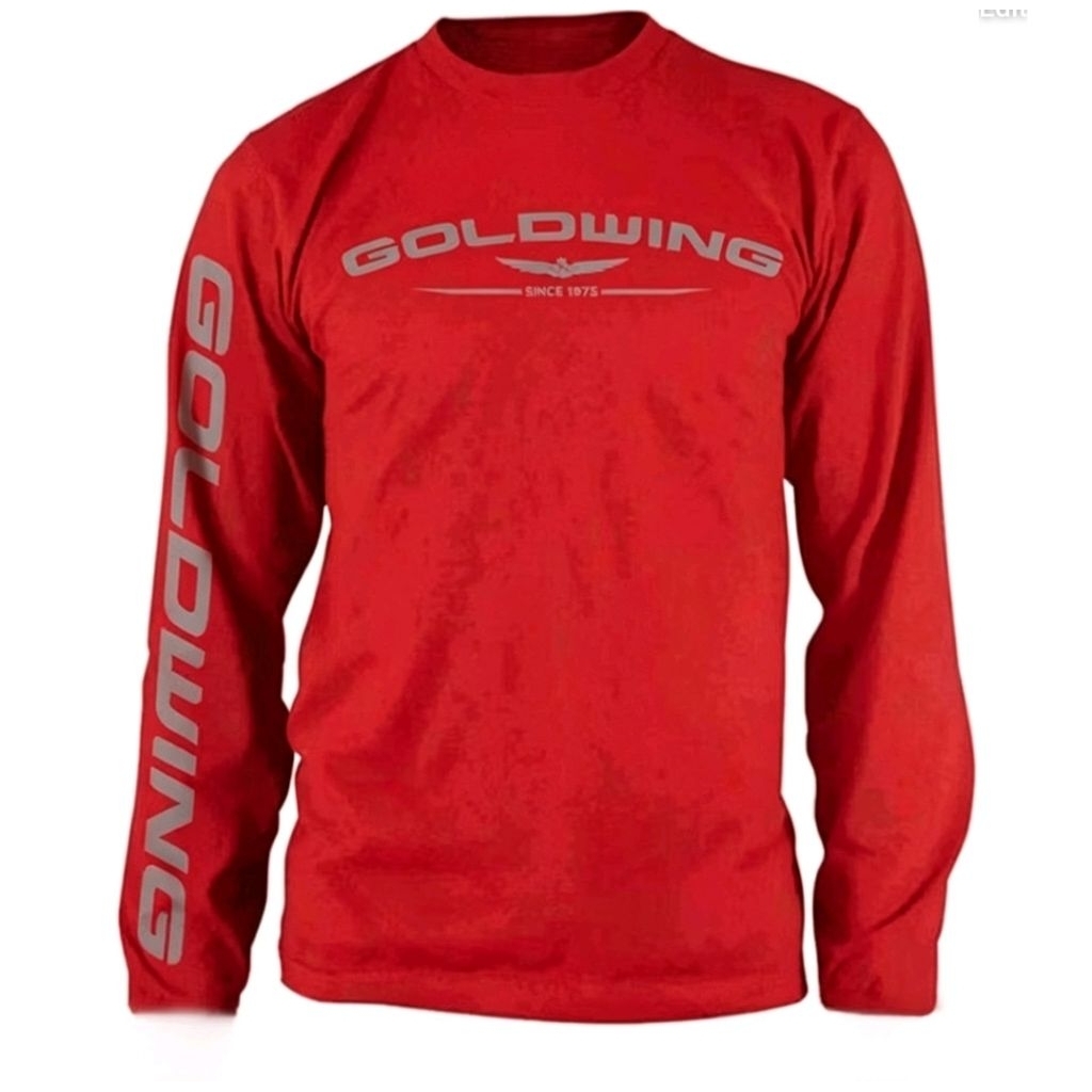 Tshirt - Long Sleeve Shirt - Kaos Lengan Panjang - Baju Lengan Panjang - Honda Goldwing
