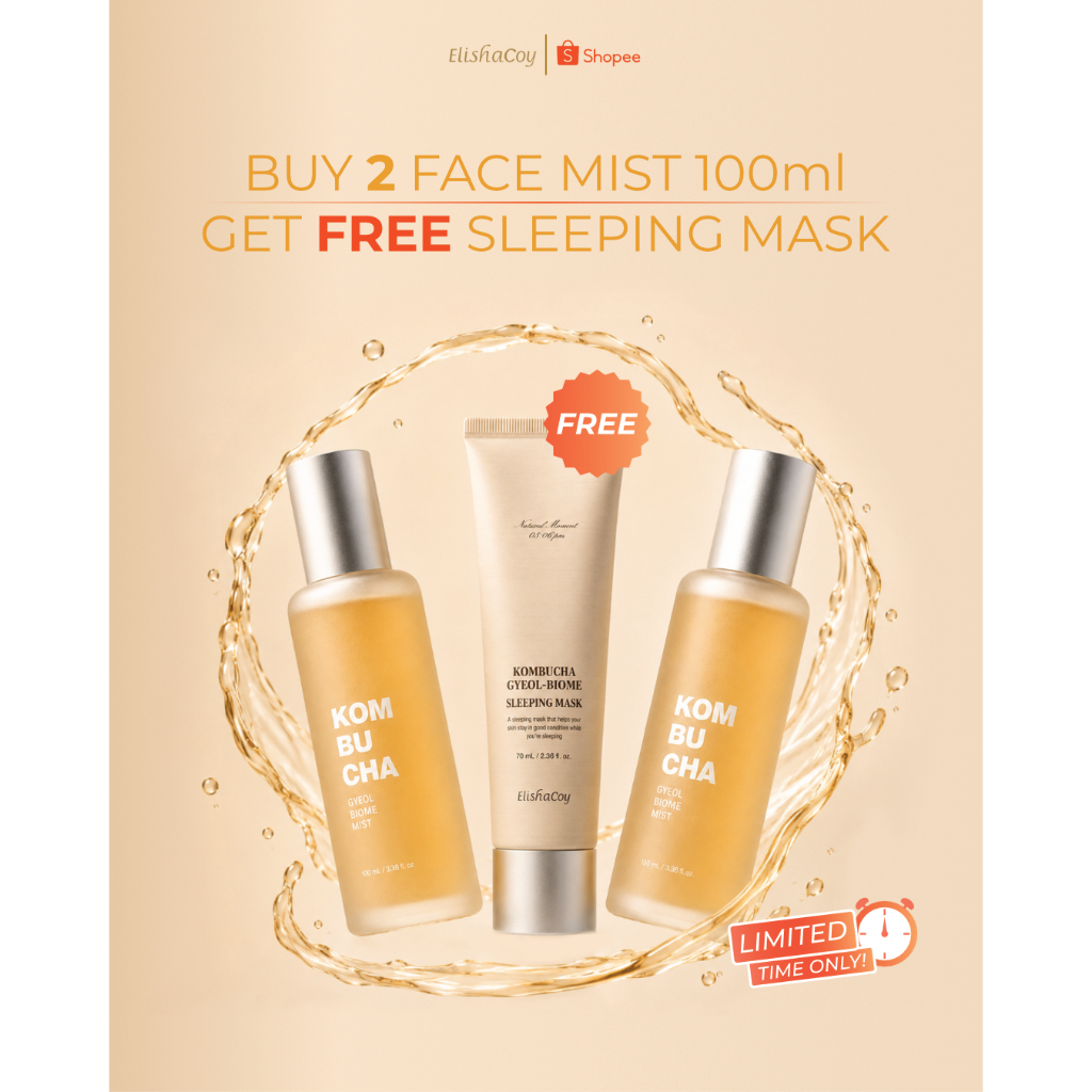 Elishacoy - BUY 2 Elishacoy Kombucha Face Mist 100ml || GRATIS Kombucha Sleeping Mask
