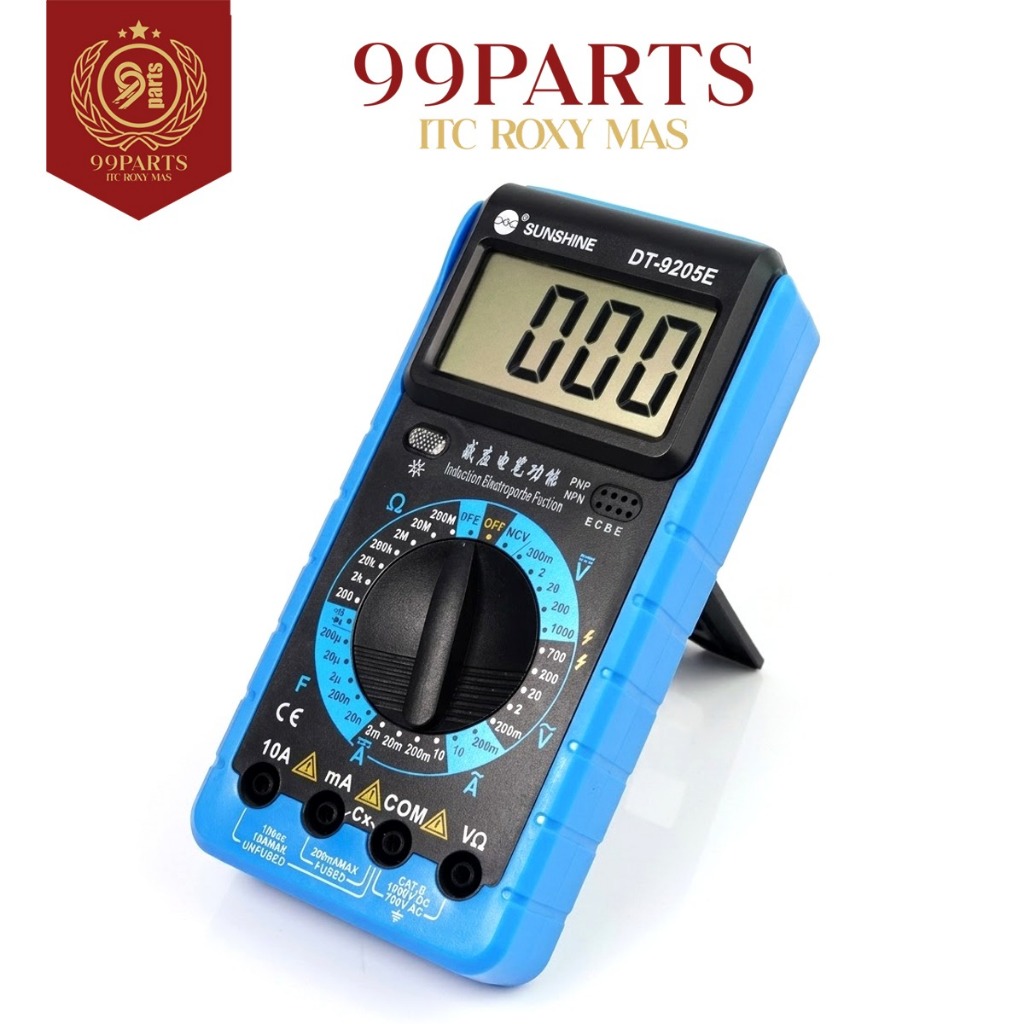 99SPS - Multitester Digital Sunshine DT-9205E Original Sunshine / Avometer Sunshine DT-9205E Digital