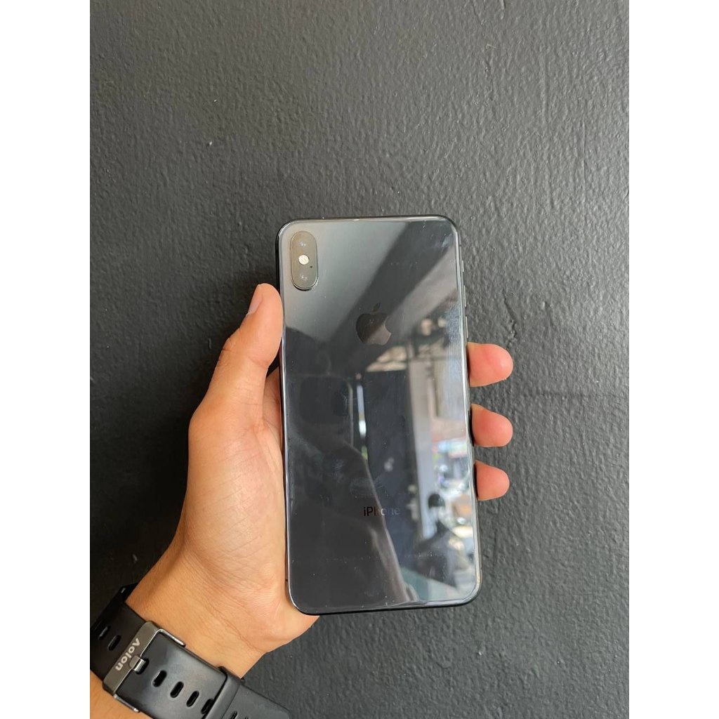 iPhone XS Max 64 GB Space Gray Fullset Regist IMEI Minus Sesuai Deskripsi