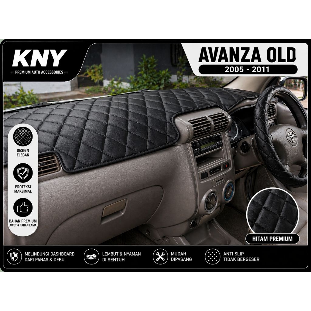 satu paket cover dashboard dan cover stir mobil avanza dan xenia old tahun 2005-2011