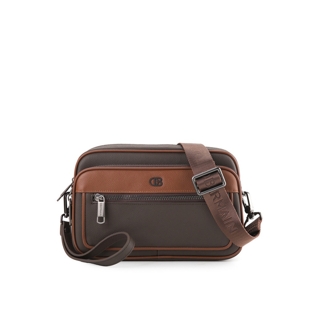 Obermain Tas Pria Darius Clutch-L Brown