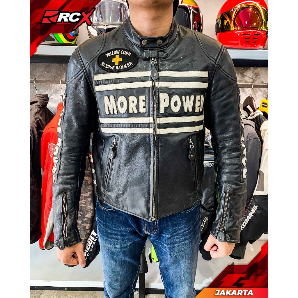 Jacket Yellow Corn Leather Black Original Second 2nd Bekas RCX