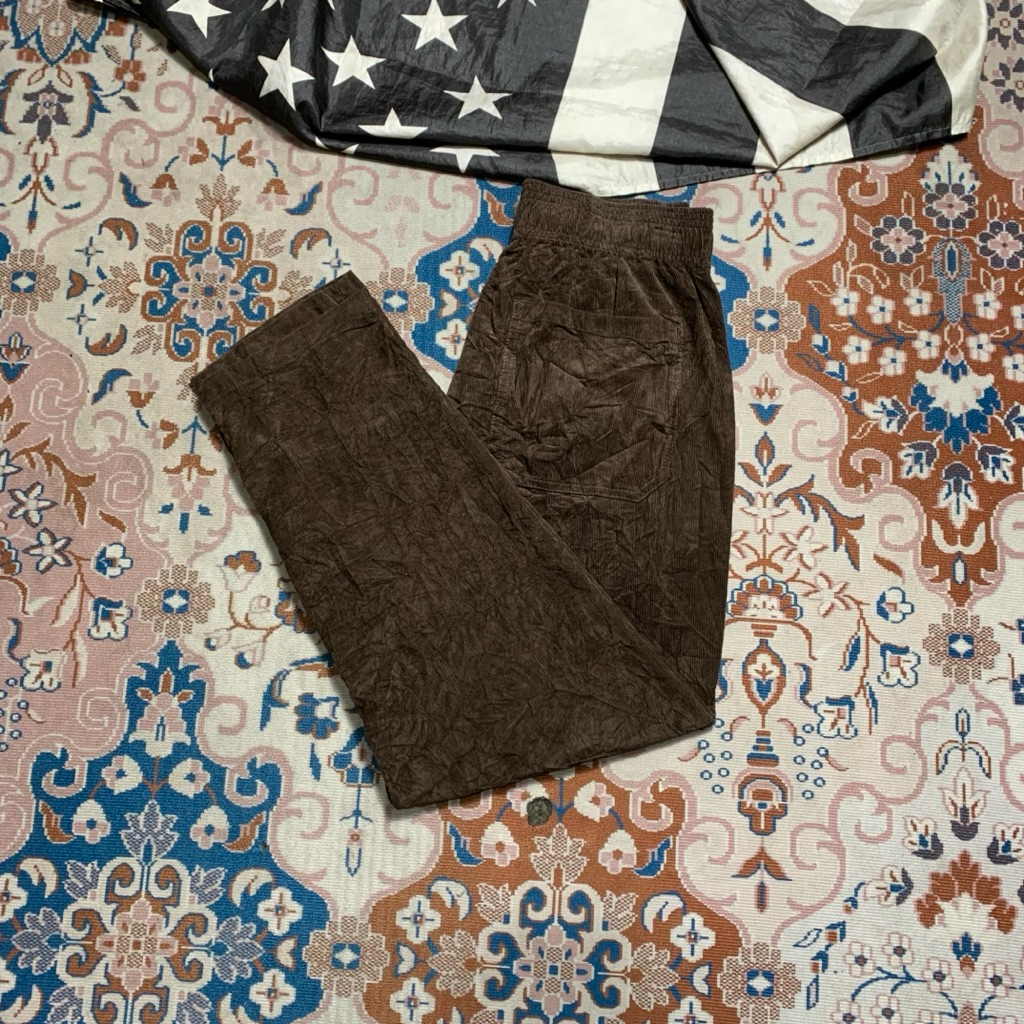 CORDUROY PANTS GU REGULAR FIT