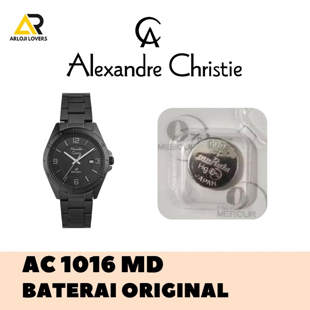 Baterai Jam Alexandre Christie AC1016MD Original