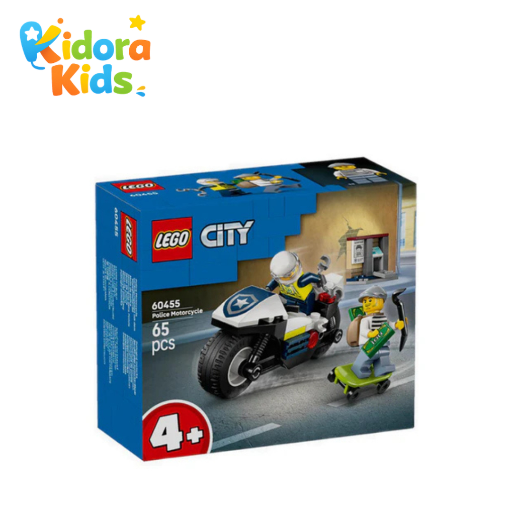 LEGO City Police Motorcycle Original - Mainan Edukasi Brick Motor Polisi