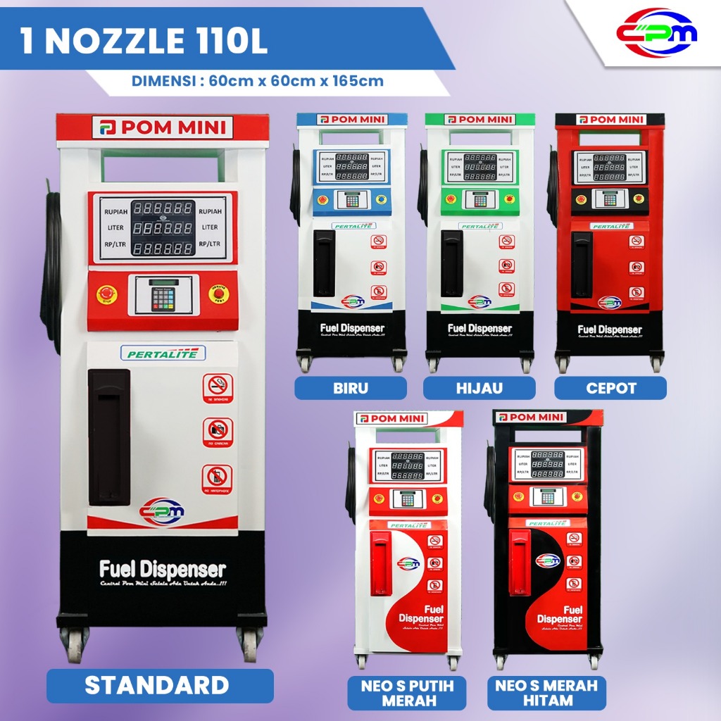 Pom Mini - Pertamini Digital 1 Nozzle 110 Liter (CPM)