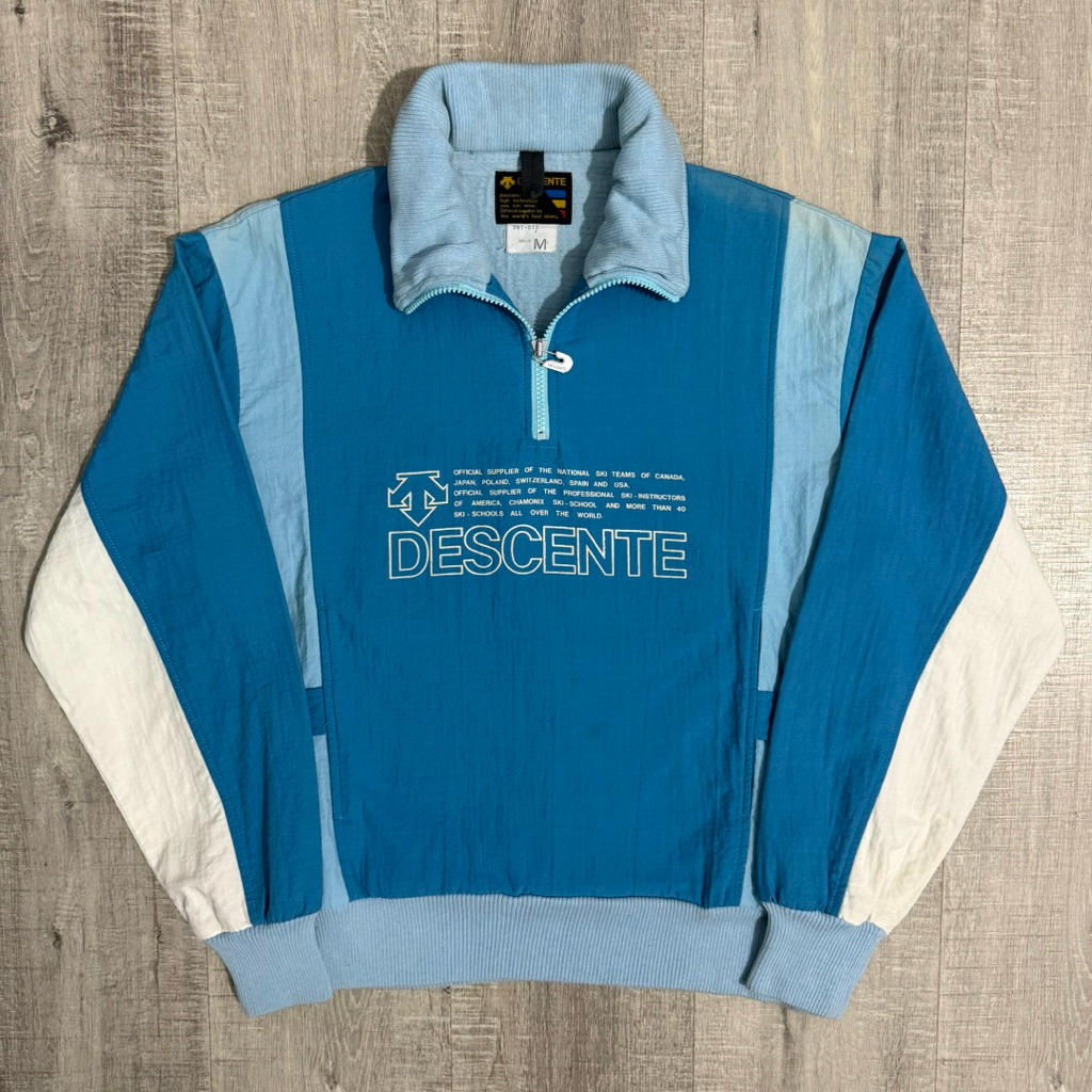 Vintage descente halfzip jacket