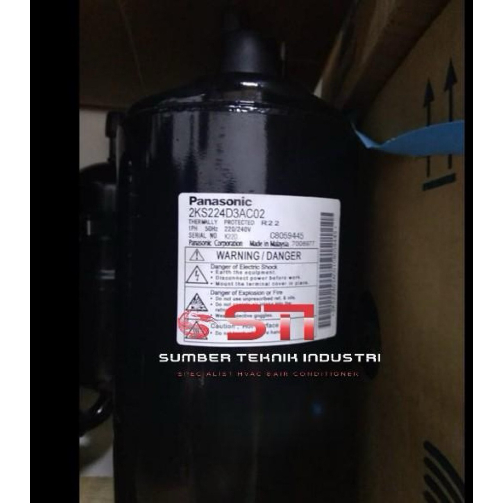 Compressor / Kompresor ac PANASONIC 2KS224 / 2KS224D3AC02 1,5PK R22