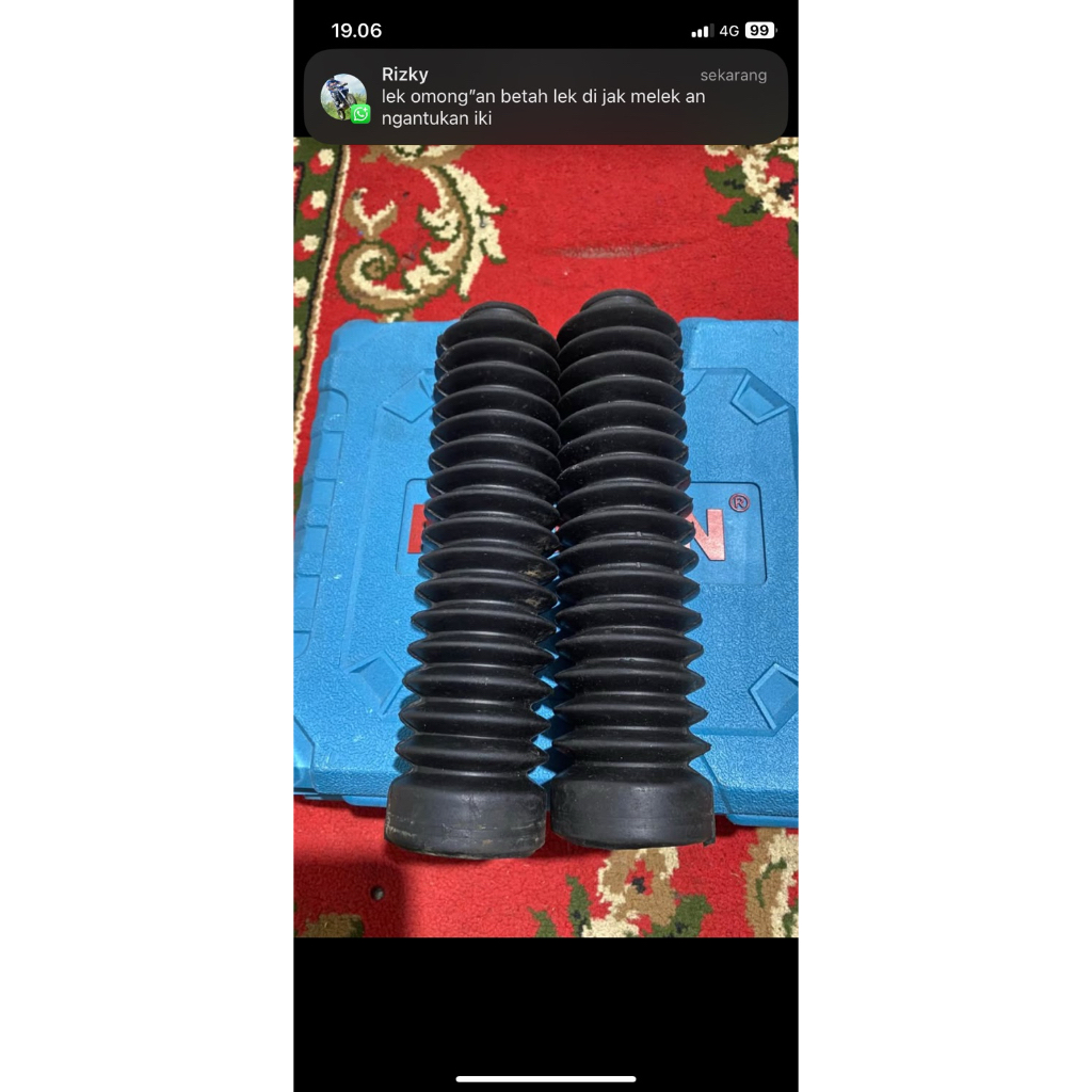 Karet Shock depan trail