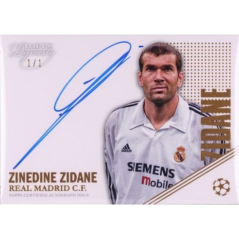 Fullprint Replica Kartu Mainan Anak Jadul Bola tanda tangan zidane