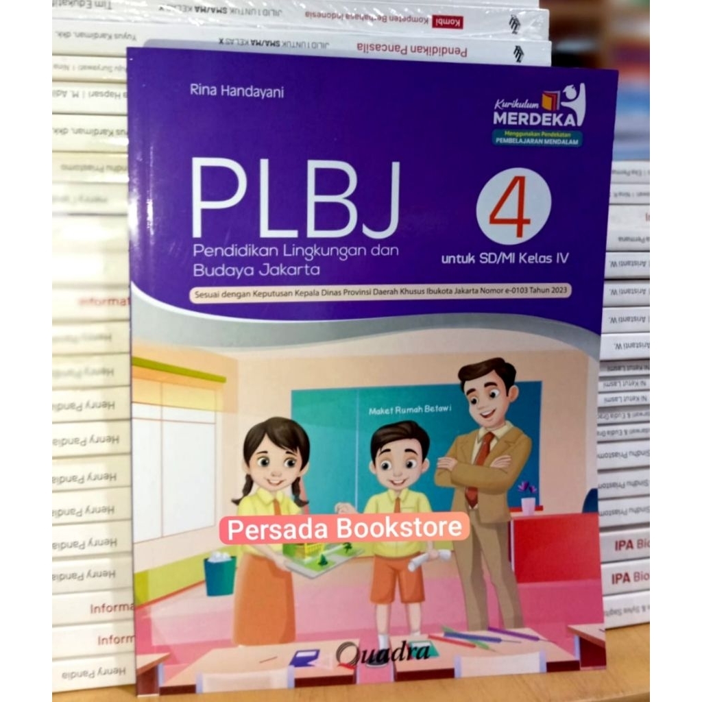 Buku PLBJ Kelas 4 SD Kurikulum Merdeka Penerbit Quadra