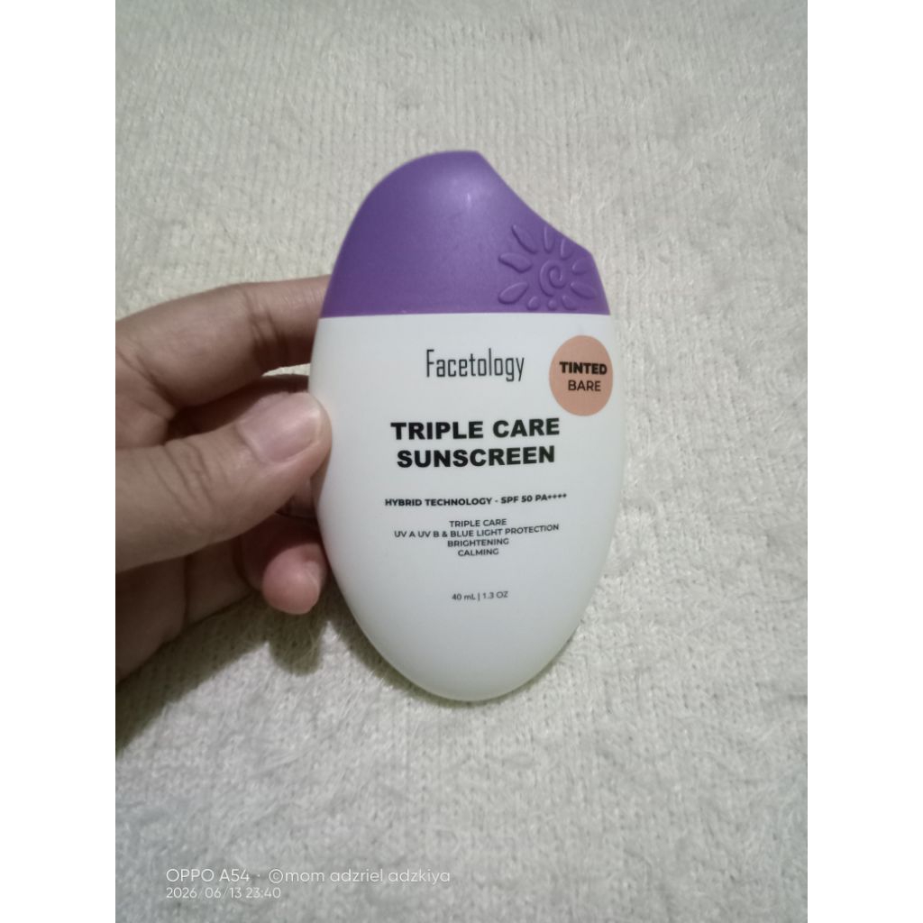 Preloved sunscreen Facetology 40ml
