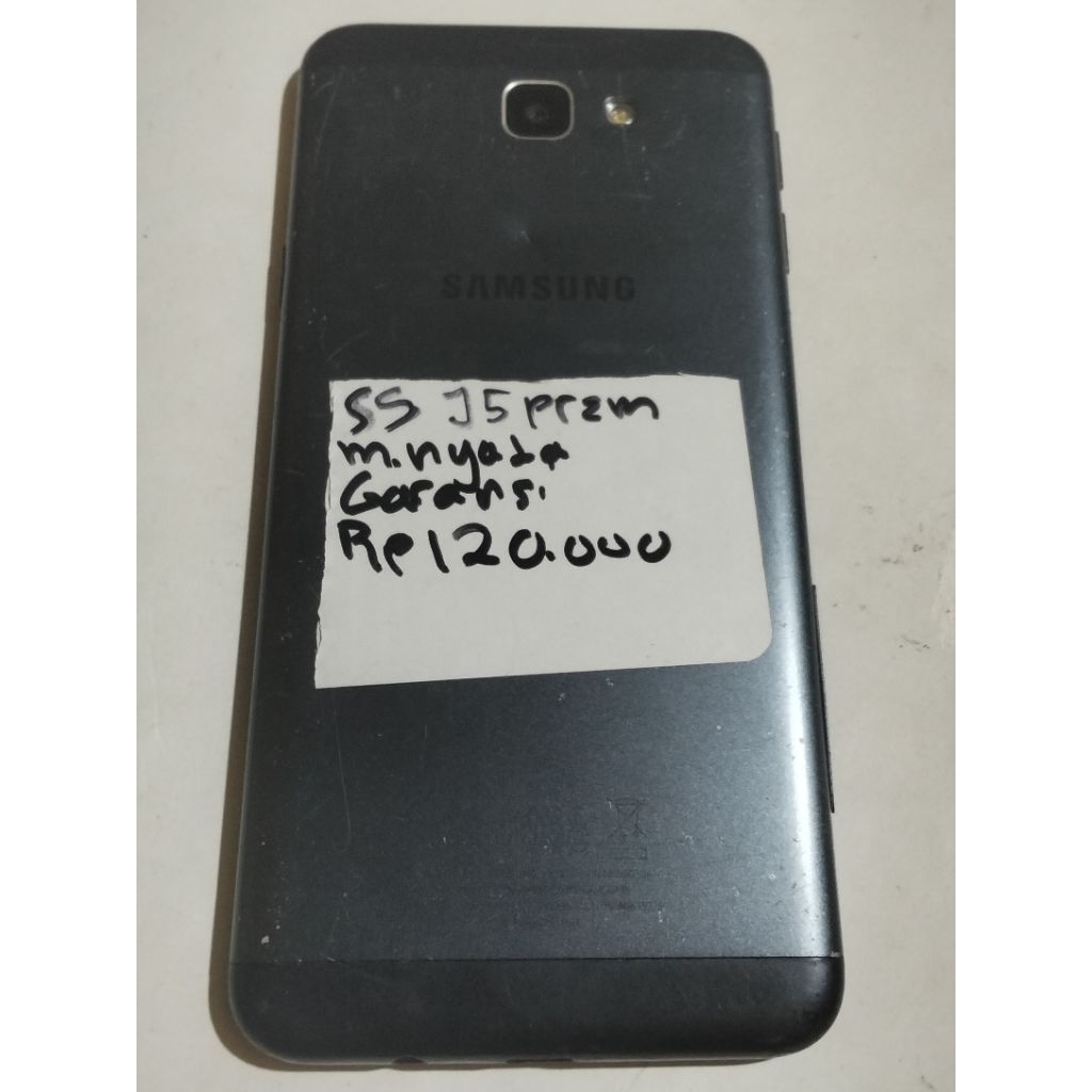 mesin Samsung j5 prime nyala