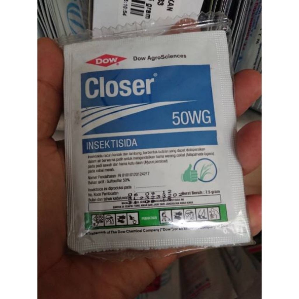 CLOSER 50 WG INSEKTISIDA 7,5 GRAM