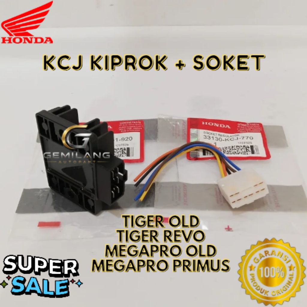 KIPROK + SOKET KODE KCJ, KIPROK + SOKET TIGER OLD, KIPROK + SOKET TIGER REVO, KIPROK + SOKET MEGAPRO