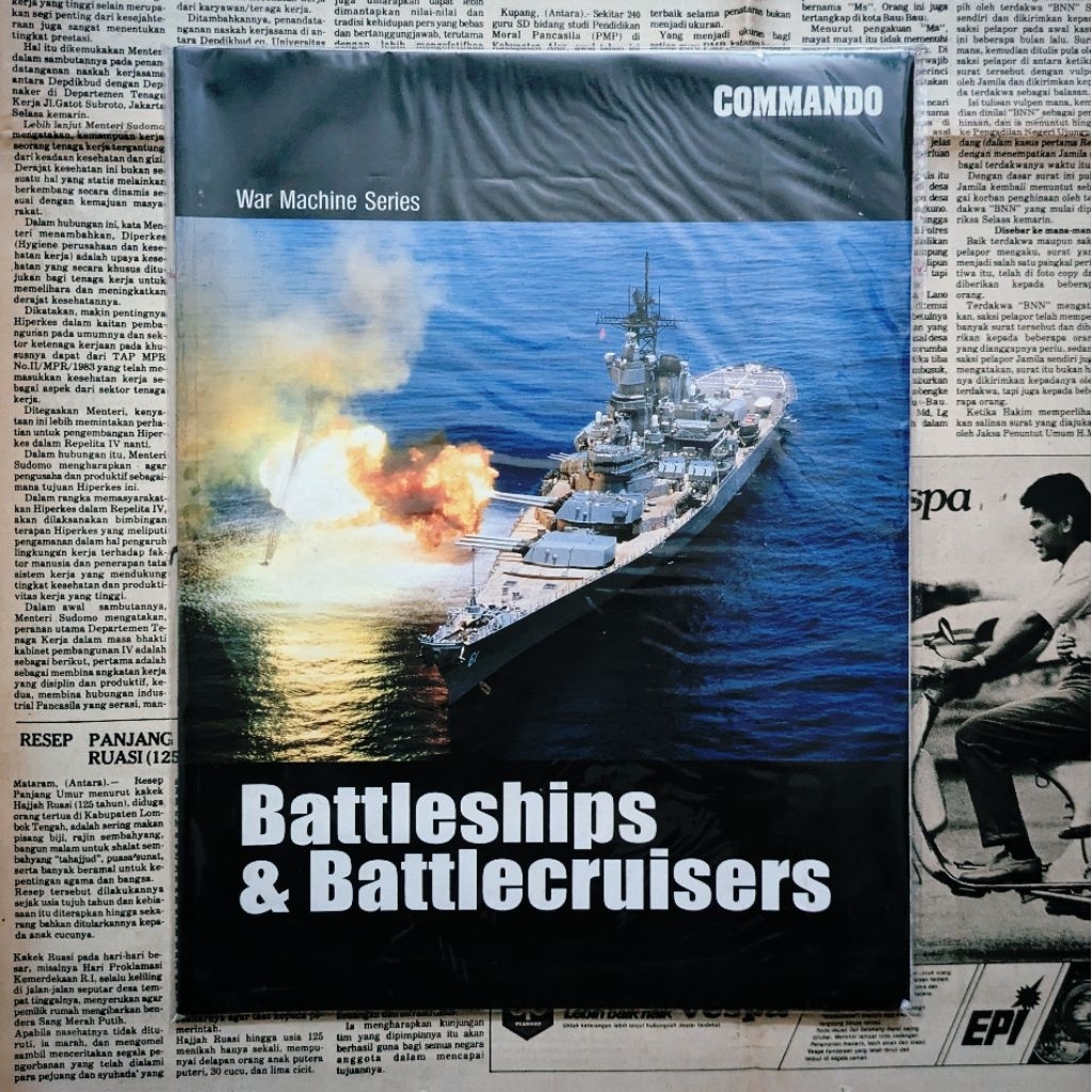 Majalah Commando: War Machine Series - Battleships & Battlecruisers