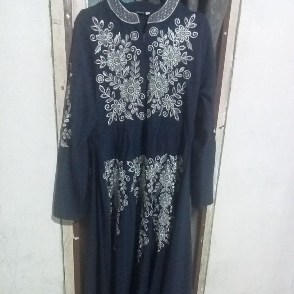 gamis butik, brukat