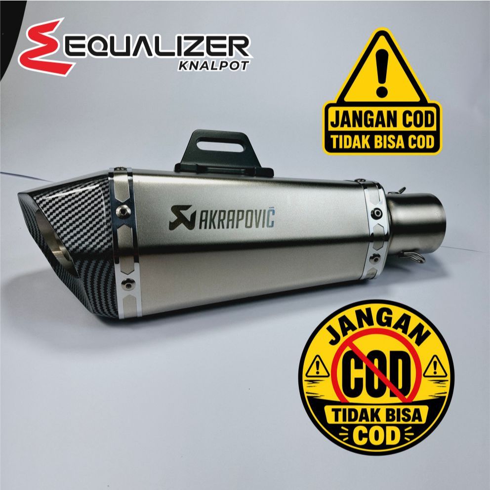 Knalpot Import Taiwan Knalpot Impor Taiwan Knalpot Taiwan Racing Akrapovic Conical Titan - Silencer 