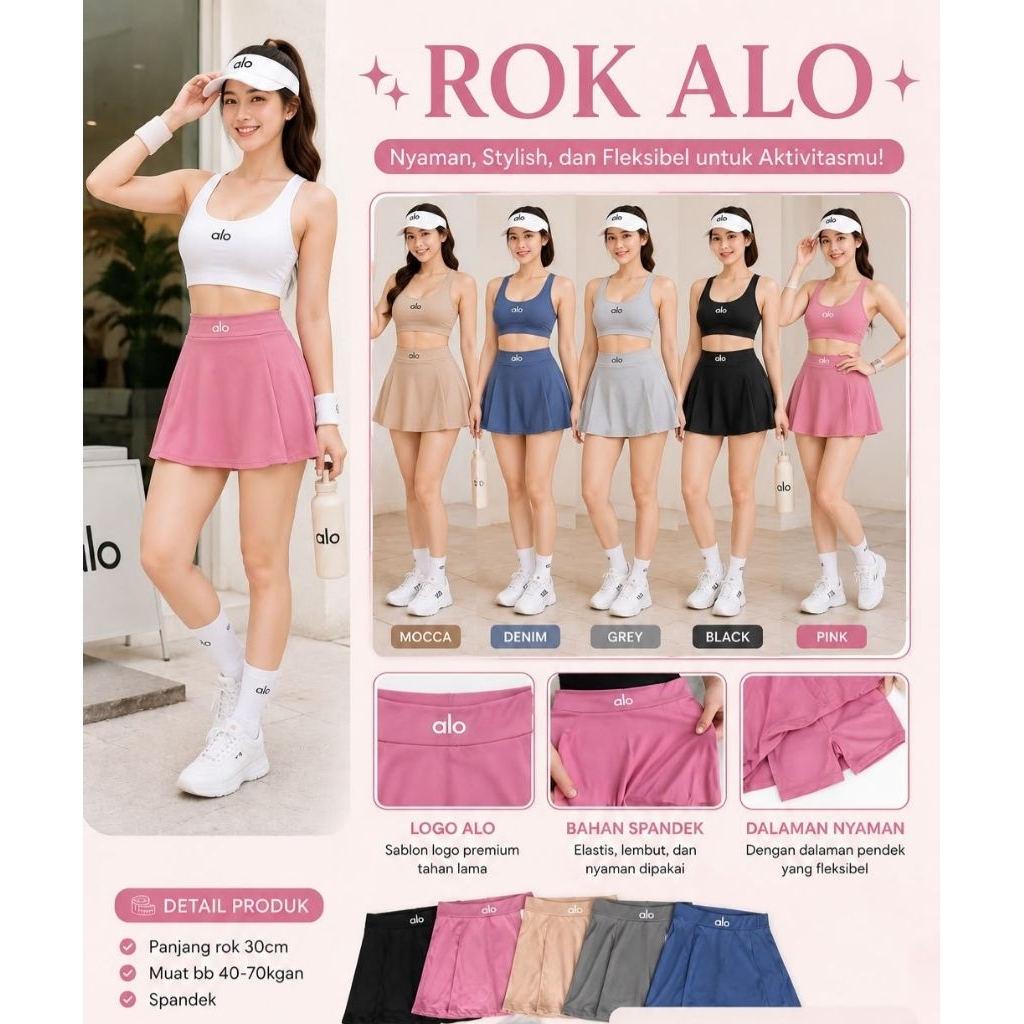Rok luaran legging alo