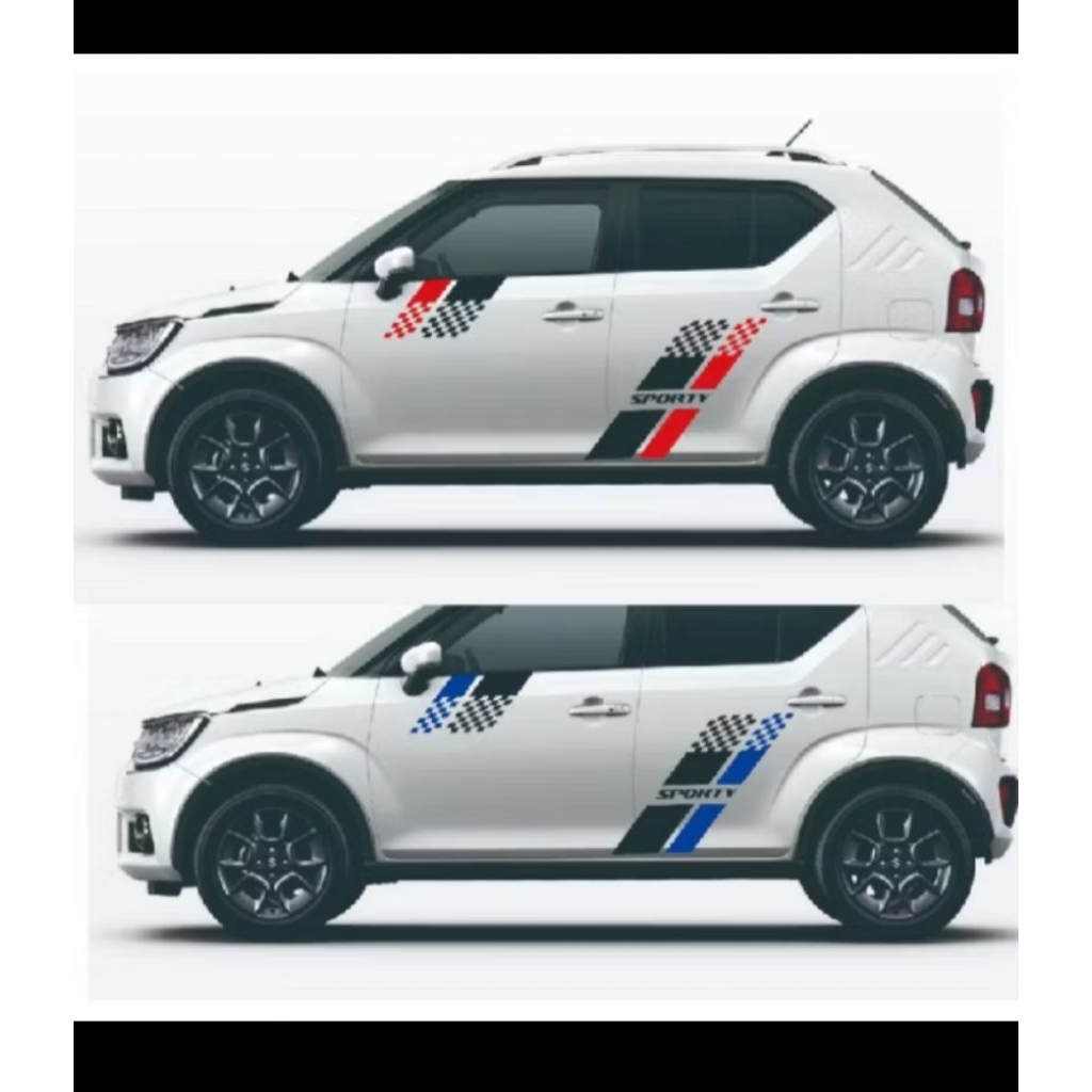 Stiker cutting mobil IGNIS List Variasi Body Mobil ignis keren minimalis