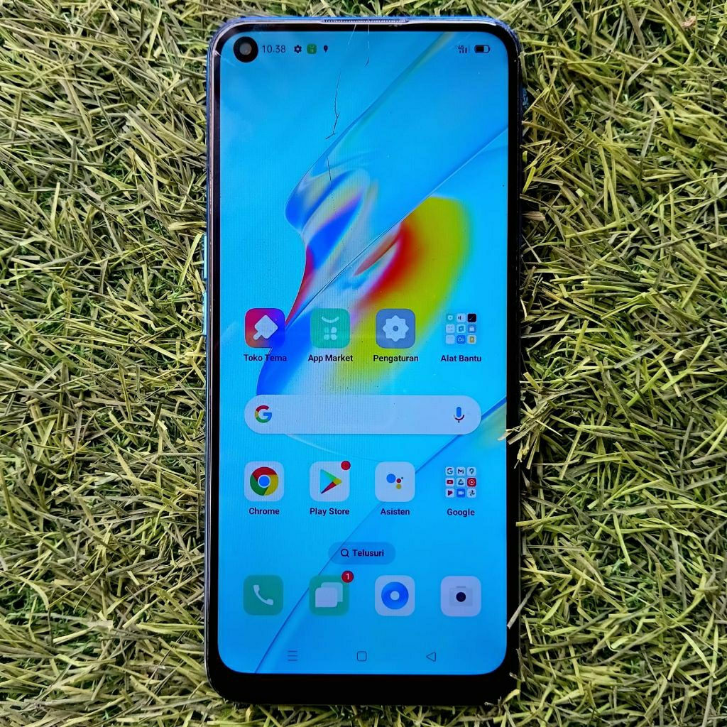 OPPO A54 RAM 4/128GB Full Original Minus Retak Selebihnya Normal Lancar Garansi Resmi Siap Pakai Han