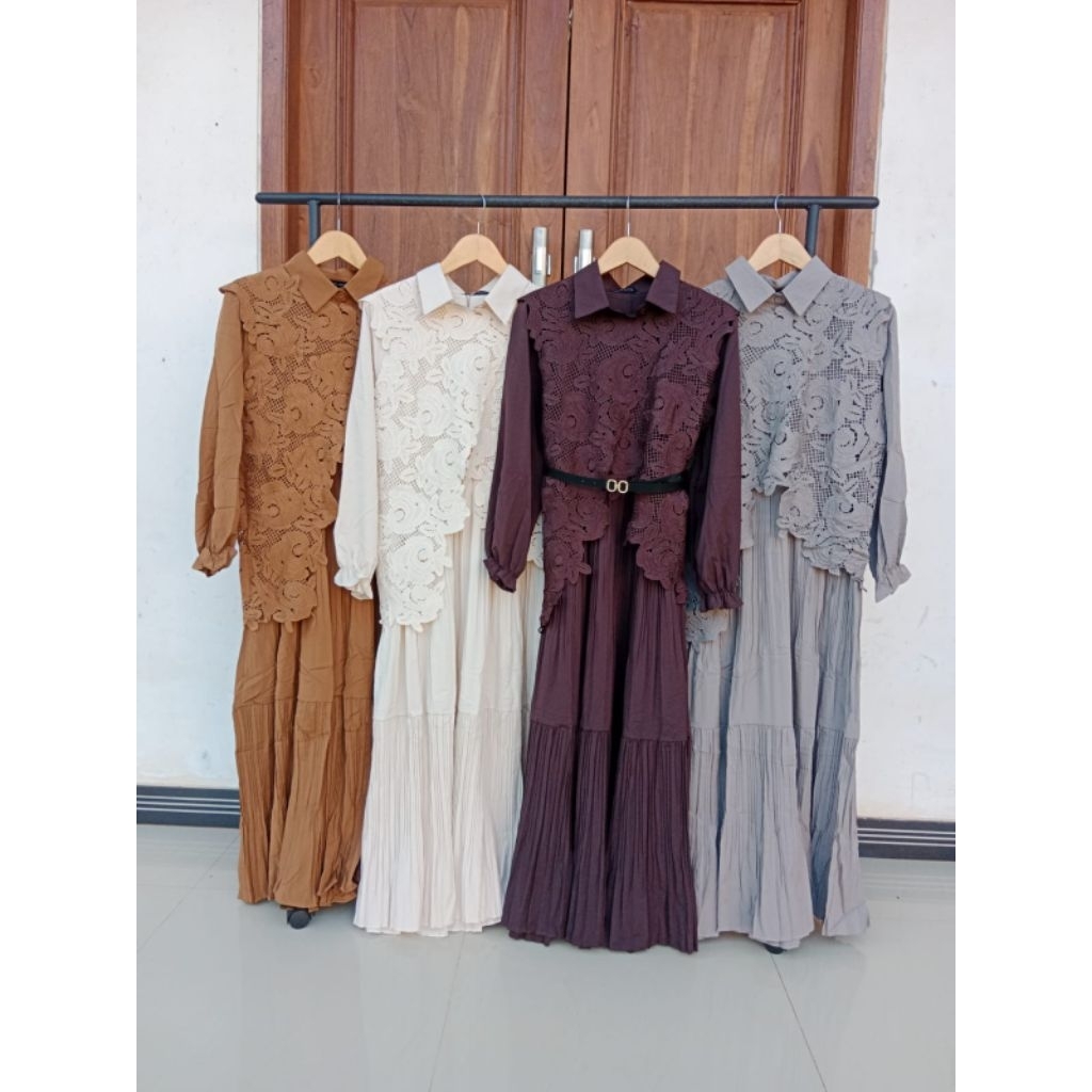 GAMIS BROKAT  MIX PLISKET IMPORT PREMIUM