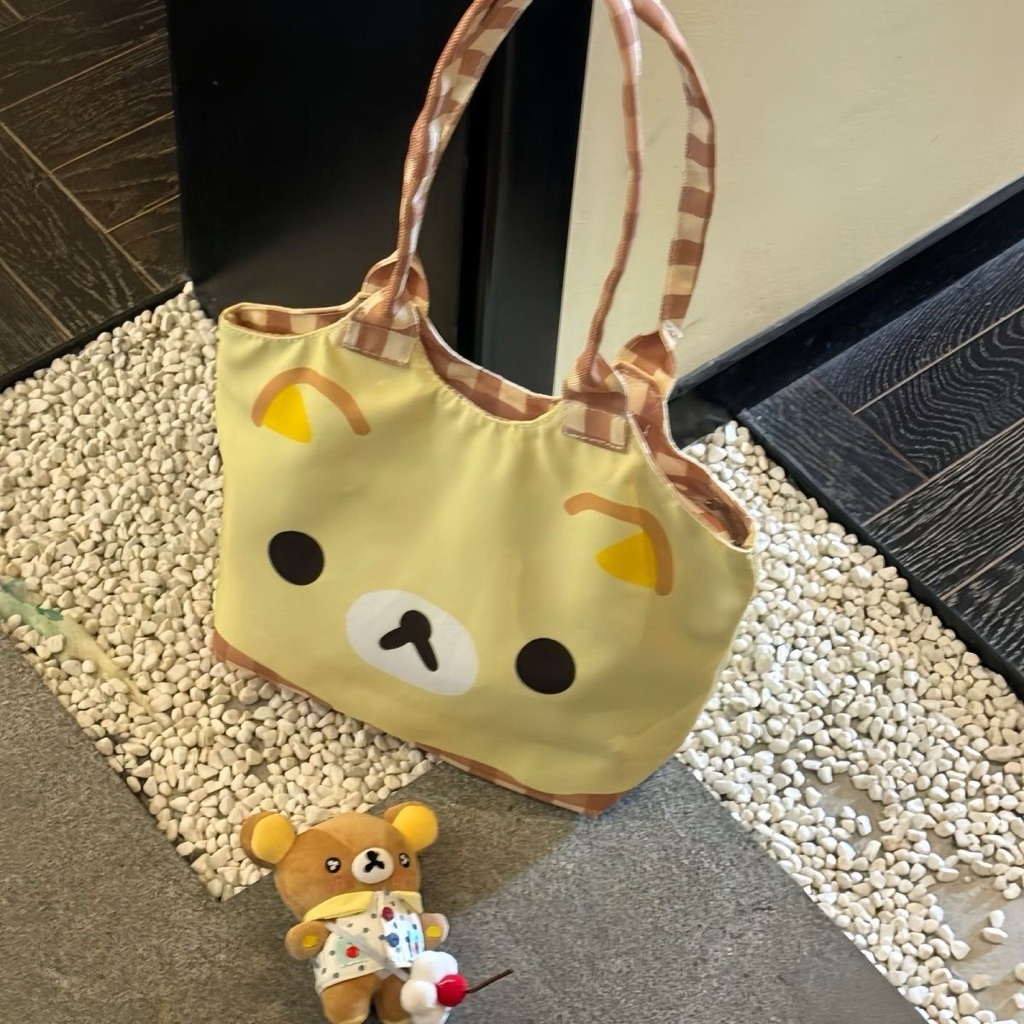 [PREORDER] Rilakkuma Tote Bag – Tas Bahu & Tas Jinjing Karakter Rilakkuma