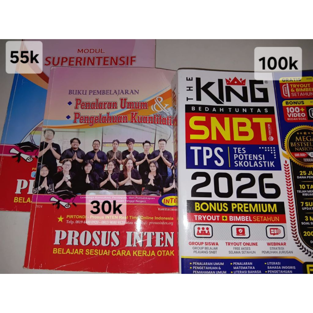 preloved buku utbk
