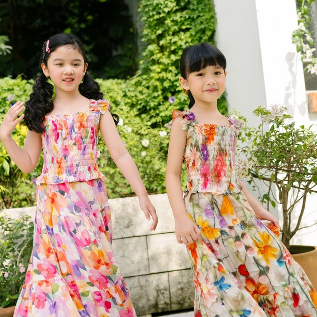 Giggles - Niluh Set | Monami | Setelan Anak Perempuan Outfit Pantai