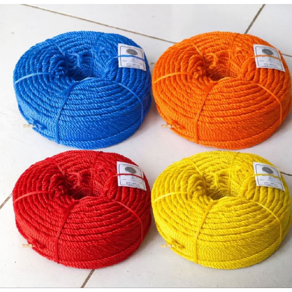 3MM TALI TAMPAR PLASTIK PE/TALI KENUR 3MM HARGA ROL