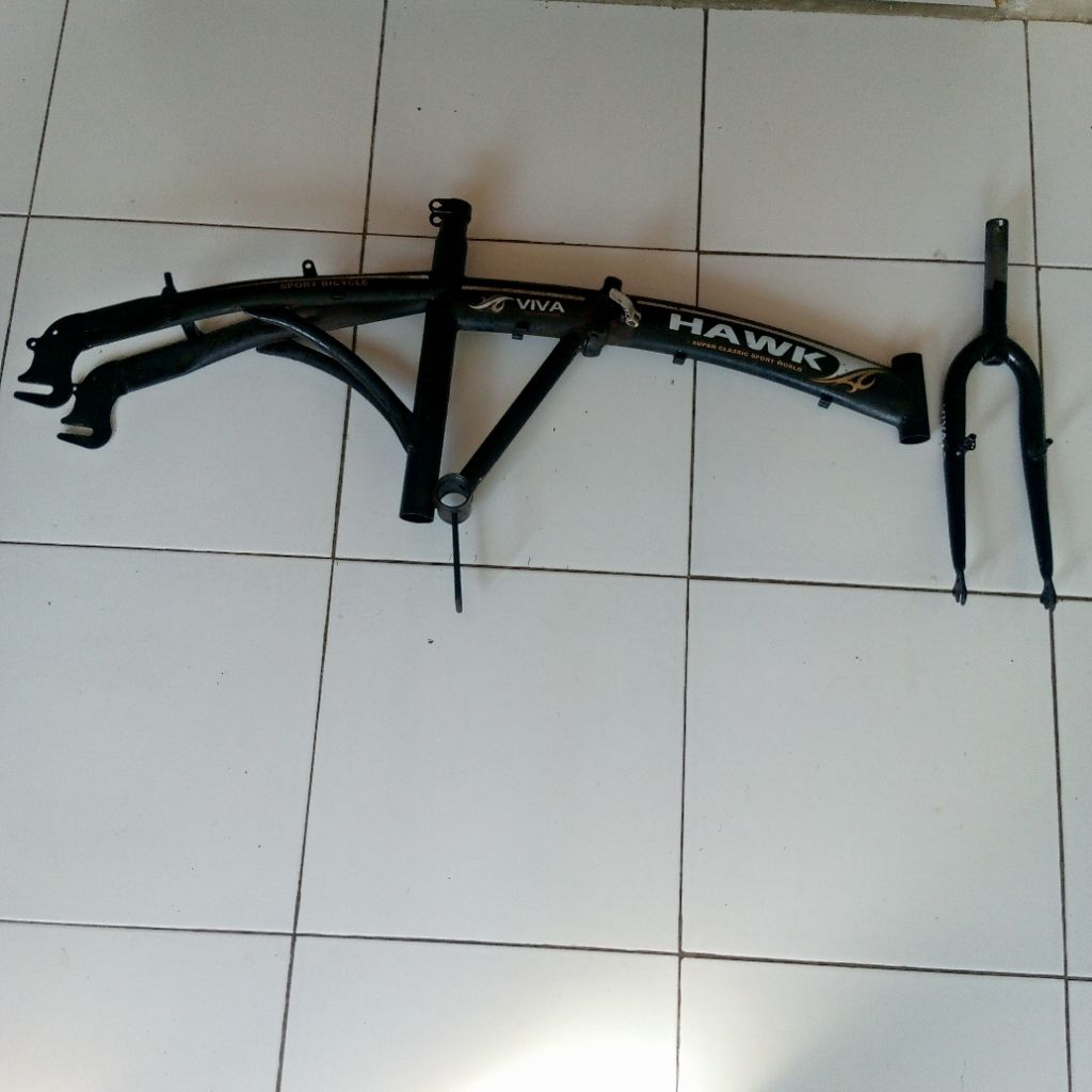 Frame&Fork sepeda lipat ukuran 20 inch Copotan